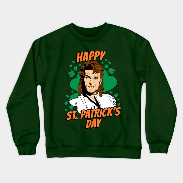 SAINT PATRICK SWAYZE Crewneck Sweatshirt by thedeuce